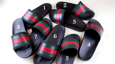 fake white gucci flip flops|Gucci knock off heels.